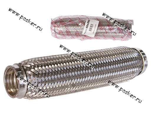 Гофра глушителя 40x260 Garde 3х слойная Interloсk G40260