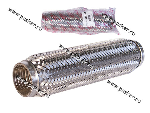 Гофра глушителя 50x280 Garde 3х слойная Interloсk G50280