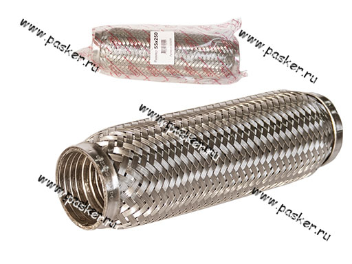 Гофра глушителя 55x250 Garde 3х слойная Interloсk G55250