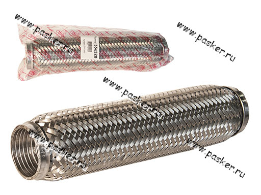 Гофра глушителя 55x320 Garde 3х слойная Interloсk G55320