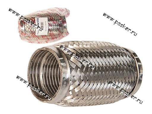 Гофра глушителя 64x120 Garde 3х слойная Interloсk G64120