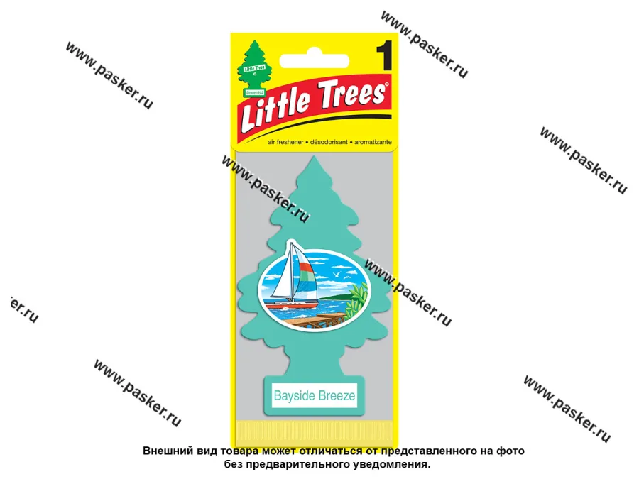 Ароматизатор LITTLE TREES Елочка прибрежный бриз