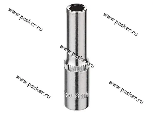 Головка торцевая  6 1/4 высокая 6-гранная KRAFT KT 700653