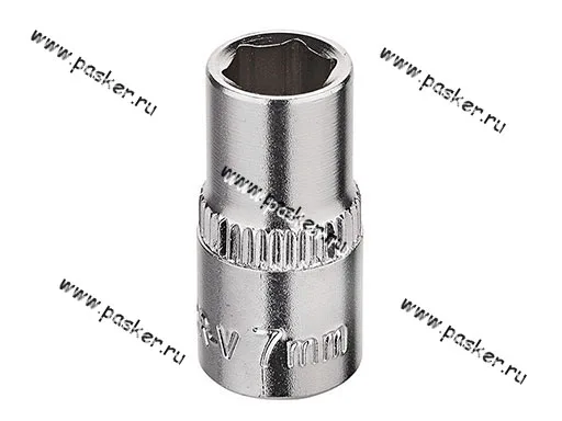 Головка торцевая  7 1/4 короткая 6-гранная KRAFT KT 700645