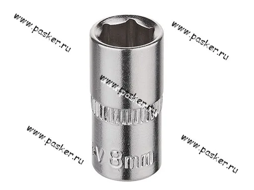 Головка торцевая  8 1/4 короткая 6-гранная KRAFT KT 700646