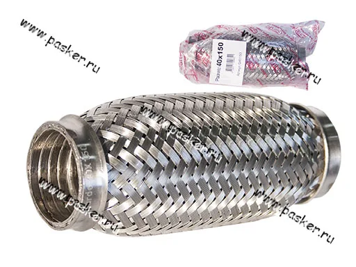 Гофра глушителя 40x150 Garde 3х слойная Interloсk G40150