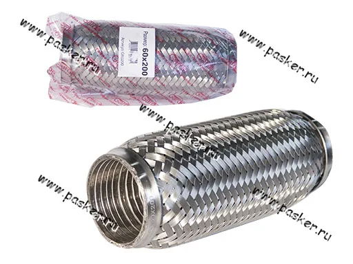 Гофра глушителя 60x200 Garde 3х слойная Interloсk G60200