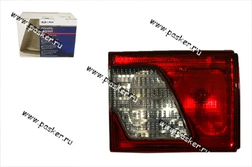 Фонарь задний 2110 12 левый квадрат 41.3776 светлый LADA Image