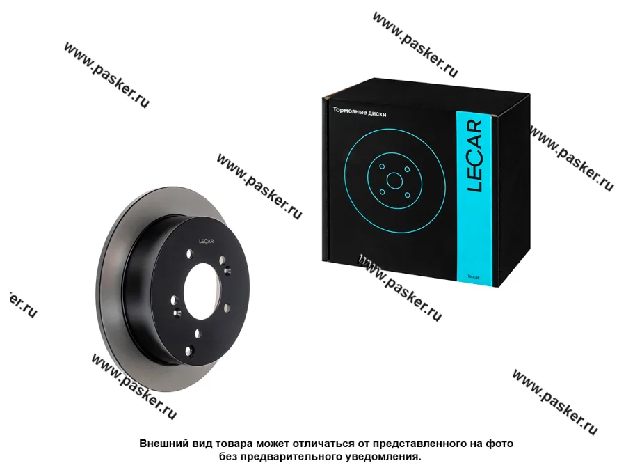 Диск тормозной Kia Sportage III 10- Hyundai ix35 10- Santa Fe 01-06 LECAR задний LECAR000396502 [упаковка 2 шт.]