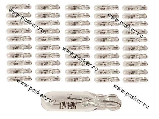 Лампа 12V1.2W W2x4.6d Nord YADA