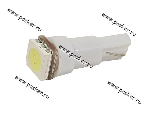 Лампа светодиод 24V1.2W W2x4.6d Nord YADA 1SMD белая [упаковка 10 шт.]