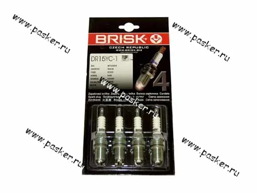 Свечи BRISK 2110 DR15YC-1 16кл инжектор с резистором