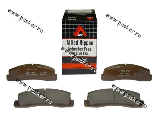 Колодки тормозные 2121-213 2123 Chevrolet Niva передние Allied Nipрon ADB0192