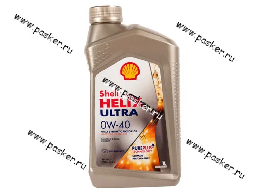 Масло SHELL  0W40 HELIX ULTRA SP API SN/CF A3/B3/B4 502.00/505.00 1л син 550065926/550051577