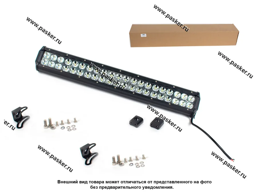 Фара светодиодная прямоугольная 126W 10-30V Nord YADA ближний/дальний свет