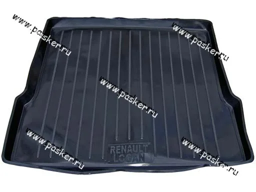 Коврик в багажник Renault Logan с 2004г пластик Comfort