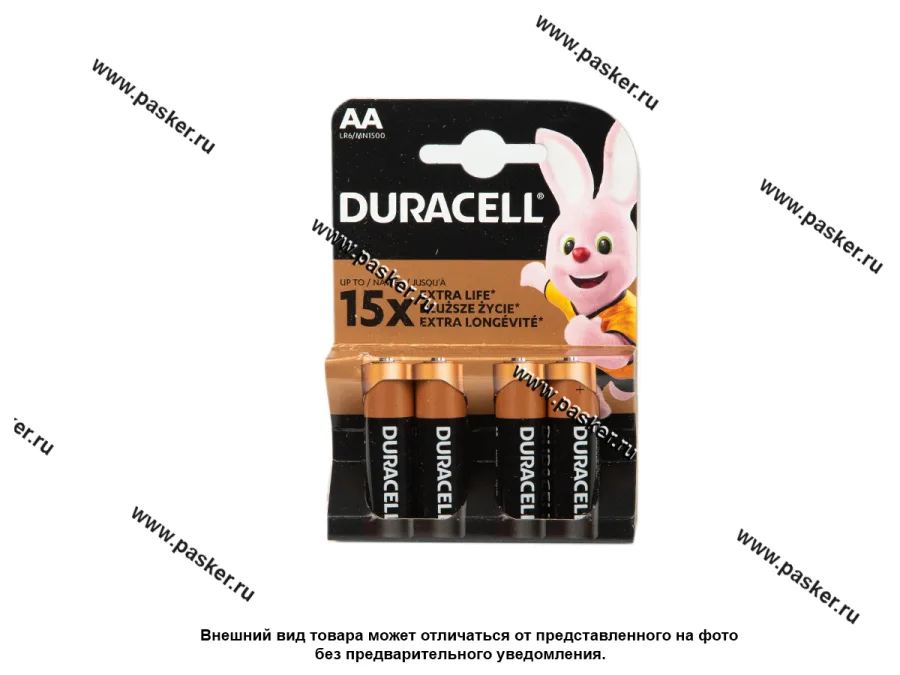 Батарейка DURACELL LR6 АА BL-4 BASIC [упаковка 4 шт.]