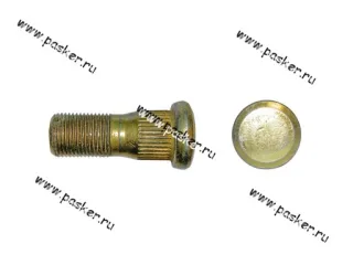 Болт колесный 18х1.5х49 Газель 3302-3103008 передний короткий [упаковка 10 шт.]