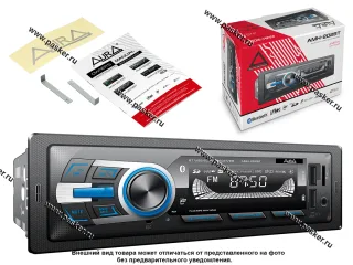 Автомагнитола AURA USB/Bluetooth/SD/FM 4х51W синяя подсветка AMH/FIREBALL-202BT
