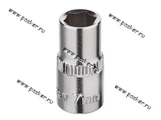 Головка торцевая  7 1/4 короткая 6-гранная KRAFT KT 700645