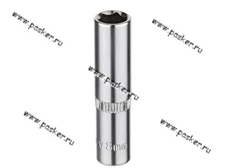 Головка торцевая  8 1/4 высокая 6-гранная KRAFT KT 700655