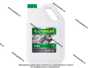 Масло OILRIGHT индустриальное И-40А  5л мин