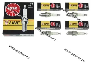 Свечи NGK V-Line №27 BKUR6ET Audi,Fiat,Seat,VW,Skoda,Lancia