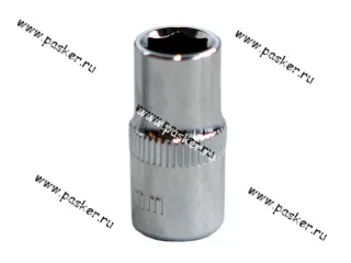 Головка торцевая  7 1/4 короткая 6-гранная OMBRA 114007