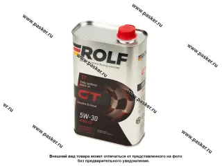 Масло ROLF  5W30 GT API SN/CF ACEA C3 1л син 322446/322233