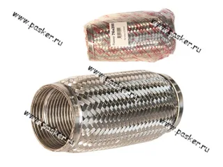 Гофра глушителя 76x200 Garde 3х слойная Interloсk G76200