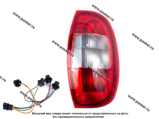 Фонарь задний 2123 Chevrolet Niva правый хром АвтоДеталь