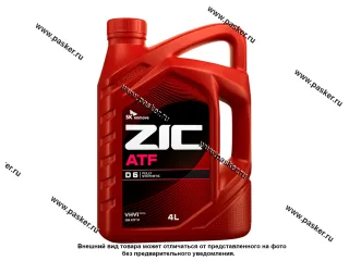 Масло ZIC ATF Dexron 6 4л син 162630
