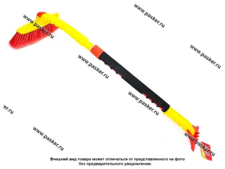 Щетка для снега со скребком 85-125см Garde PR299 телескопическая с поворотной, съемной головой