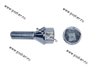 Болт колесный 12х1,25х30 2101-2112 2170 Priora на литые диски с буртиком хром