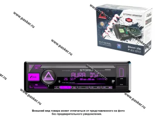 Автомагнитола AURA USB/Bluetooth/FM 4x51Вт STORM-866DSP