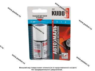 Краска Hyundai D01 черная металлик KUDO 15мл кисть