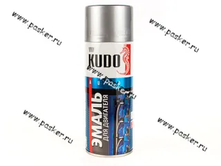 Краска для двигателя Серебряная KUDO KU-5132 520мл аэрозольная