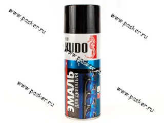 Краска для двигателя Черная KUDO KU-5131 520мл аэрозольная
