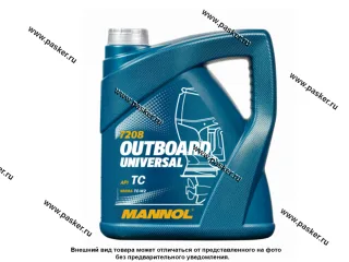 Масло Mannol 2-х тактное Outboard Universal API TC 4л мин MN7208-4