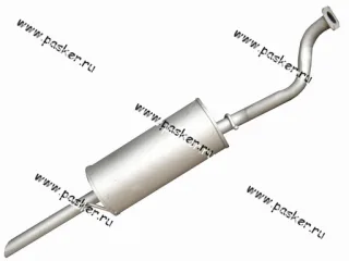 Глушитель Chevrolet Lanos ФОБОС закатной 56195