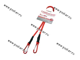 Крепеж груза Резинка 60см с карабинами AUTOSTANDART 107409