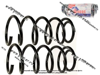 Пружина подвески Chevrolet Aveo/Daewoo Kalos 1.2/1.4/1.6 ФОБОС передняя 02 11610 [упаковка 2 шт.]