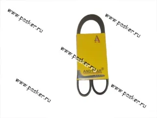 Ремень генератора Renault Logan, Sandero без А/С с ГУР ANDYCAR 5PK1113