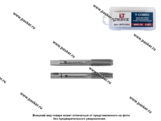 Метчик двухпроходной М10х1,0 2шт T-COMBO Thorvik MT101S2