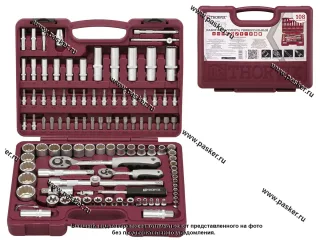 Инструмент THORVIK 108 предметов 1/4-1/2 с 12-ти гранными головками